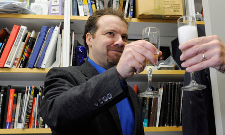 Adam Riess celebrates winning the 2011 Nobel Prize in Physics