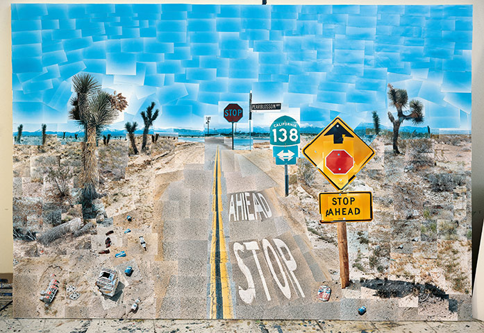 David Hockney book: Pearblossom Highway 11-18th April 1986 (Second Version)
