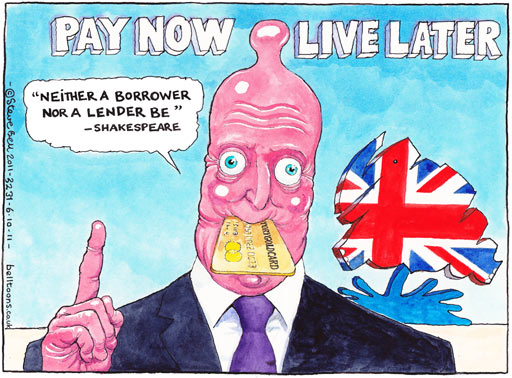 Pay now, live later, Steve Bell