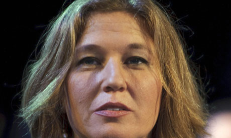 Israeli opposition leader Tzipi Livni