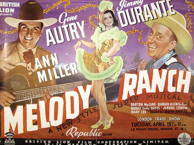 Film Poster Exhibition: Melody Ranch poster