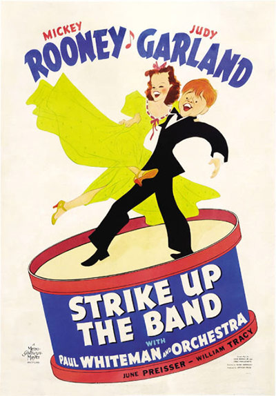 Film Poster Exhibition: Strike Up The Band poster 