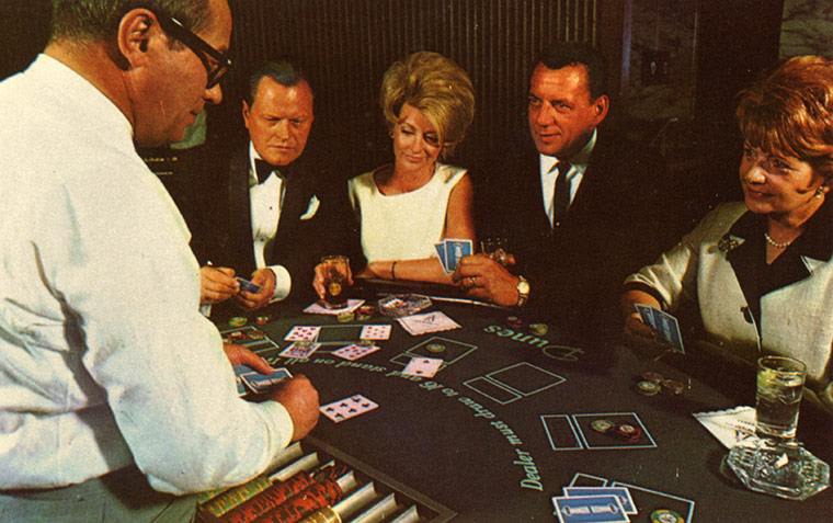 Vintage Vegas: Blackjack table, Las Vegas