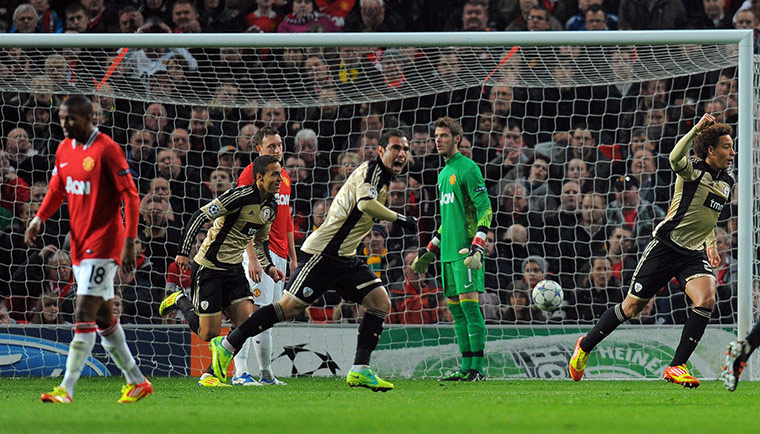 Champions League Tuesday: Phil Jones scores an own goal against Benfica