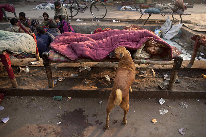 24 hours in pictures: A homeless youth in New Delhi