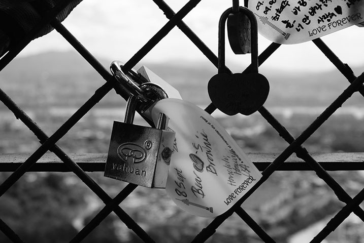 Been there gallery Dec 11:  N Seoul Tower, lovers' locks 