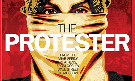 Time magazine's 'The Protester' cover