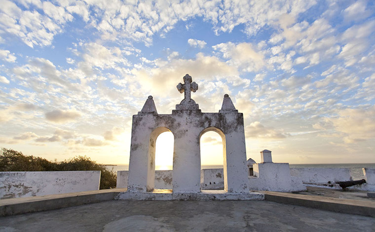 Mozambique dhow trip: Fort of São João Baptista