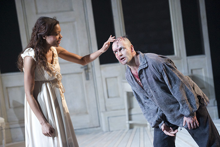 frankenstein: Naomie Harris  and Jonny Lee Miller in Frankenstein