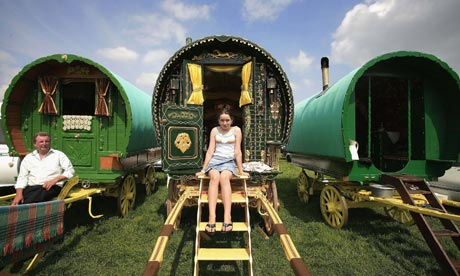 Gypsy families at Appleby Horse Fair