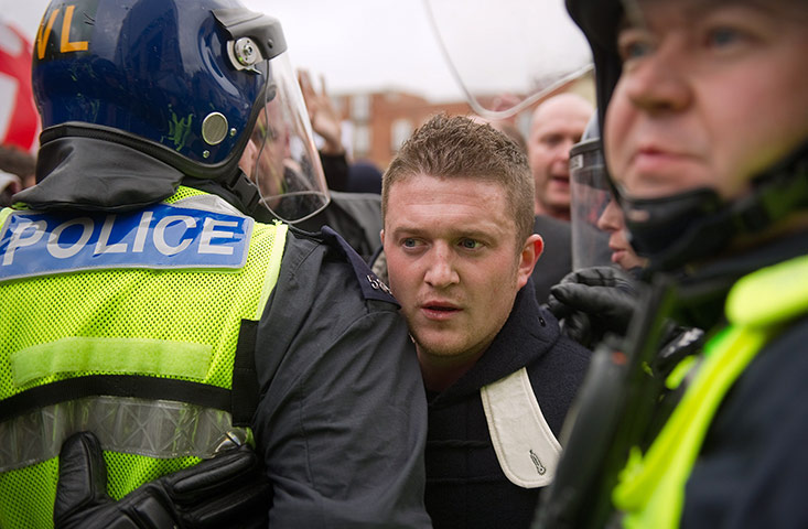 EDL demonstrate in Luton - in pictures