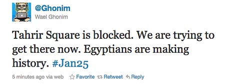 Wael Ghonim tweet