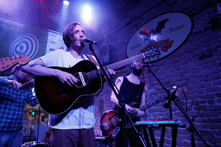 SXSW Festival: Music group Dry the River perform onstage
