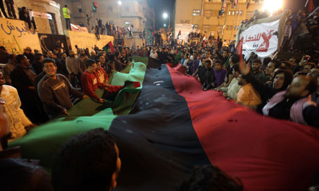 Libyans celebrate in Benghazi