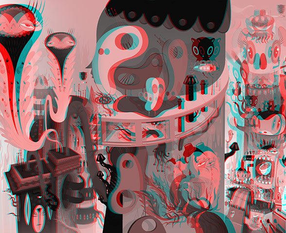 3D Art Book: Nathan Jurevicius, City Vision, 2010