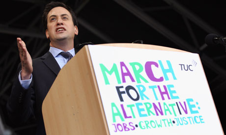 Ed Miliband at the March for the Alternative