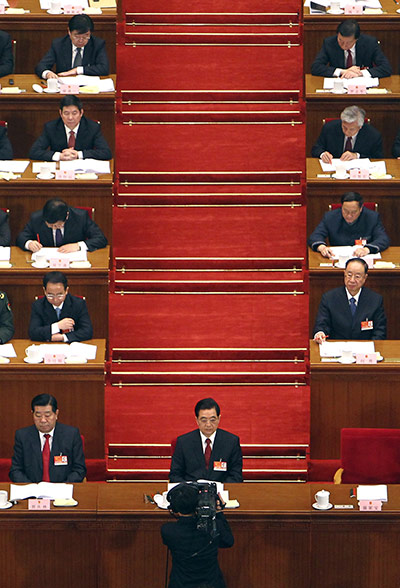 NPC in Beijing: President Hu Jintao