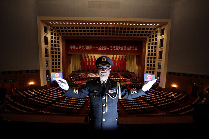 NPC in Beijing: Conductor