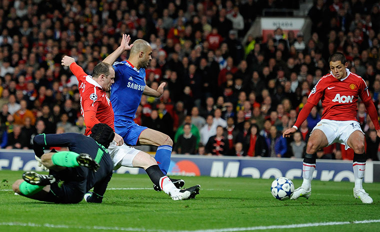 Man Utd v Chelsea: Hernandez scores the opening goal against Chelsea