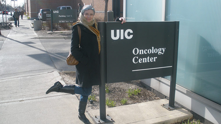 Me and my brain tumour: Samantha at the oncology centre