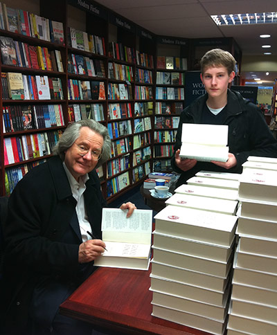 Week in pics: Grayling: Book signing at Blackwell’s