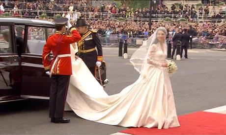 Royal Wedding: Kate Middleton arrives