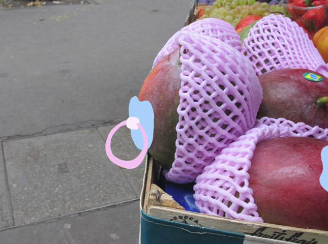 Street art Paris: Grocers Paris