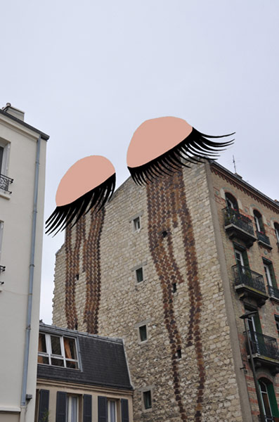 Street art Paris: Rooftops, Paris