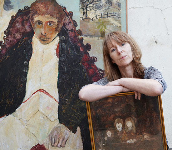 Beryl Bainbridge painting: Jojo Davies at her mother’s home, May 2011