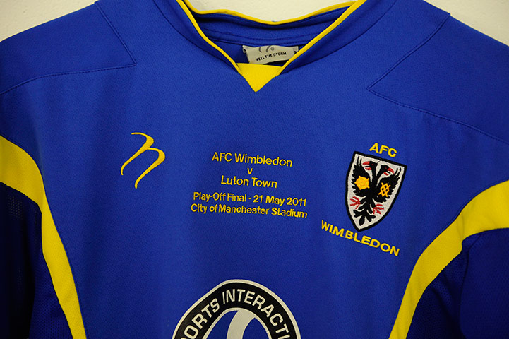 afc wimbledon home shirt