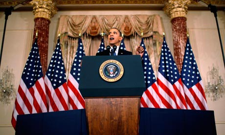 Barack Obama Speech On Mideast And North Africa Policy, Washington, DC, America - 19 May 2011