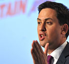 Labour leader Ed Miliband said the living standards of middle-class voters had been squeezed