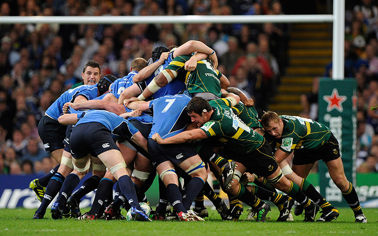 Heineken Cup Final: Leinster make the Northampton scrum buckle