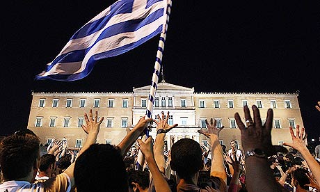 Greece debt crisis: protests