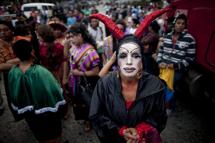 24 Hours Guatemala City Guatemala A Transgender Looks On After A Gay 3297