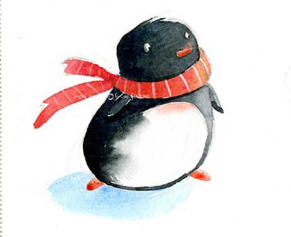 How to draw penguins