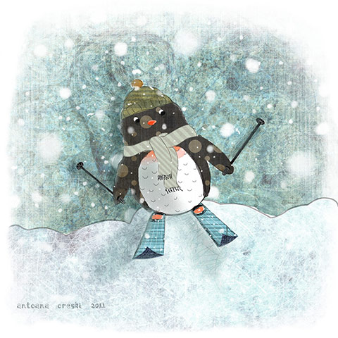 How to draw penguins
