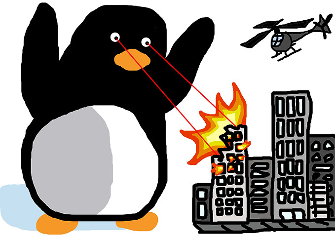 How to draw penguins