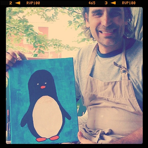 How to draw penguins