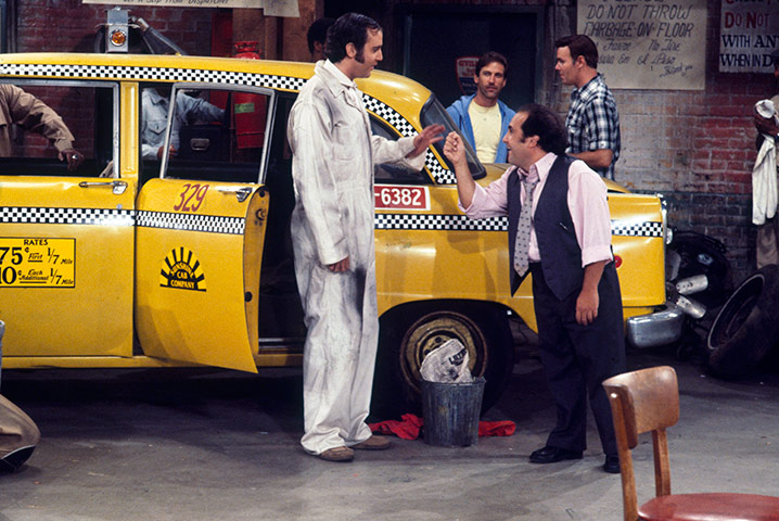 Yellow taxicabs: 1978: Andy Kaufman and Danny DeVito in TV comedy 