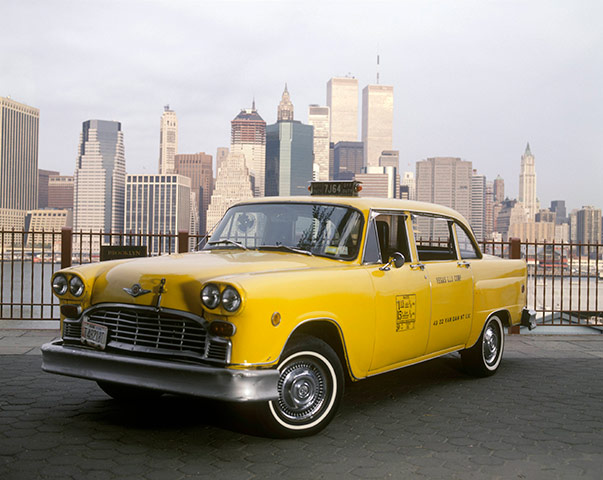Yellow taxicabs: 1996: Vintage design taxicab
