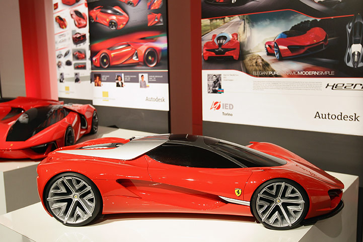 Ferrari design contest: Second place winner at Ferrari world design contest