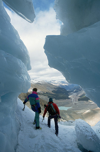 Canada Parks: Climbers on Athabasca Glacier