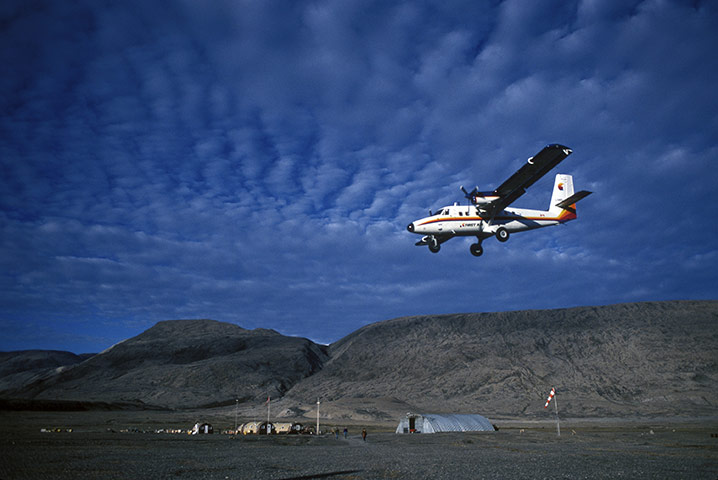 Canada Parks: The airstrip at Tanqueray