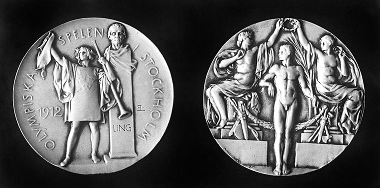Olympic medals: Medal from the Olympic Games - Stockholm 1912