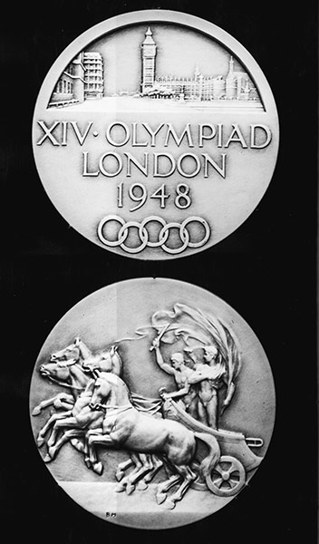 Olympic medals: 1948 Olympic gold medal
