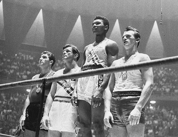 Olympic medals: The winners of the 1960 Olympic medals for light heavyweight boxing