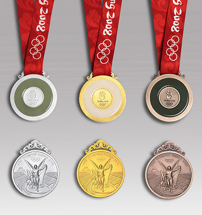Olympic medals: 2008 Olympic medals
