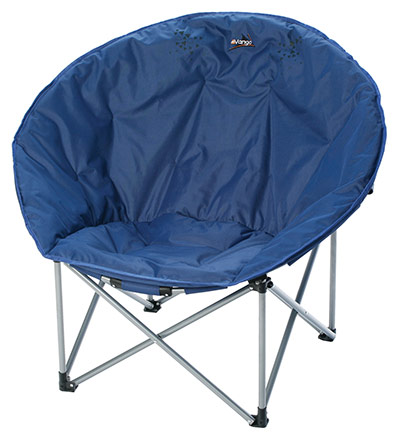 Travel: Moon fold-up chair in blue