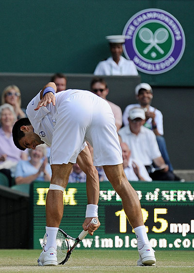 tennis: Serbian player Novak Djokovic